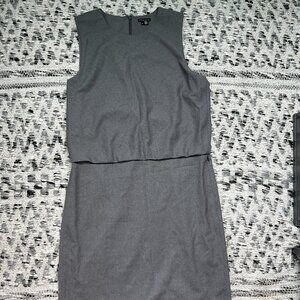 Grey Wool Theory Dress